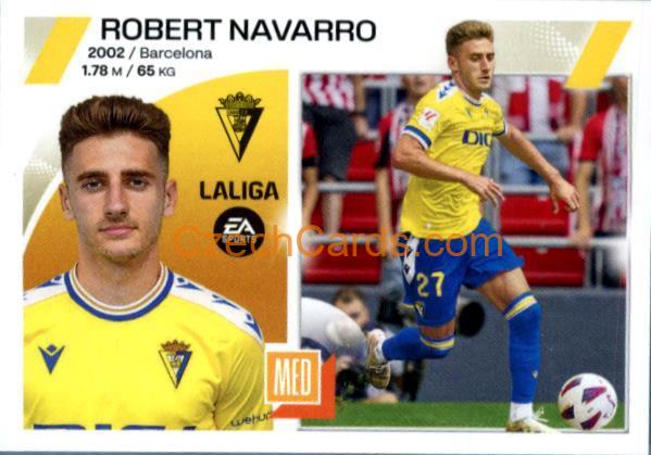 Robert Navarro 2023/24 LaLiga Este Sticker Últimos fichajes #63