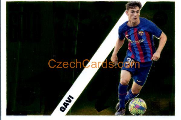 Gavi 2023/24 LaLiga Este Sticker Extra Gold #3