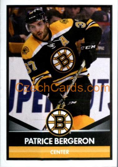 Patrice Bergeron 2016/17 Panini NHL sticker #19