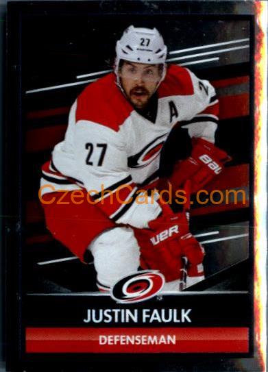 Justin Faulk 2016/17 Panini NHL sticker foil #38