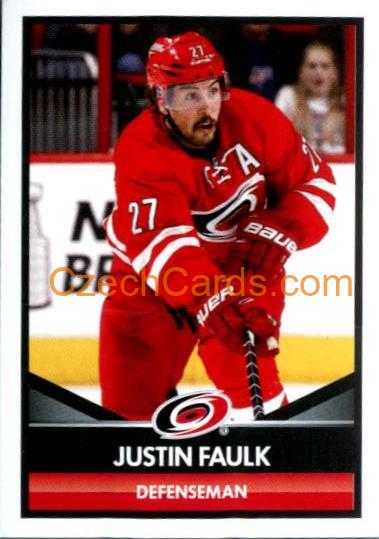 Justin Faulk 2016/17 Panini NHL sticker #44