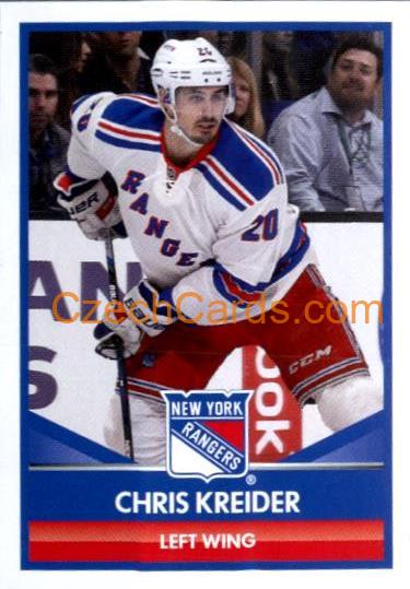 Chris Kreider 2016/17 Panini NHL sticker #145