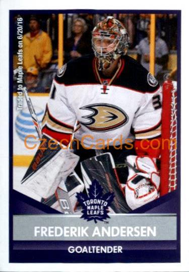 Frederik Andersen 2016/17 Panini NHL sticker #211