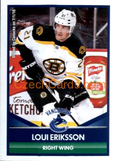 Loui Eriksson 2016/17 Panini NHL sticker #404