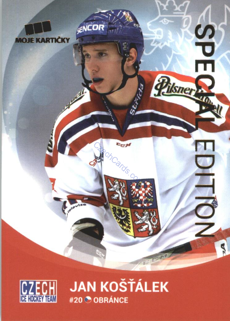 Jan Košťálek MK Cards 2017 #24 GOLD /30