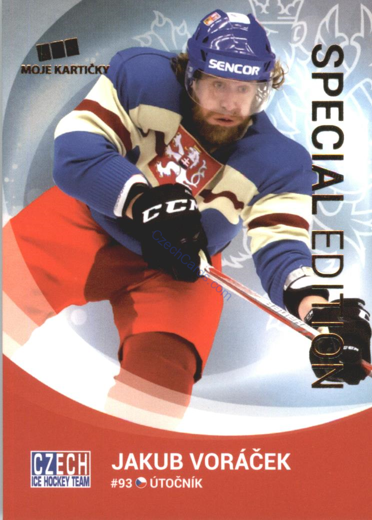 Jakub Voráček MK Cards 2017 #52 GOLD /30
