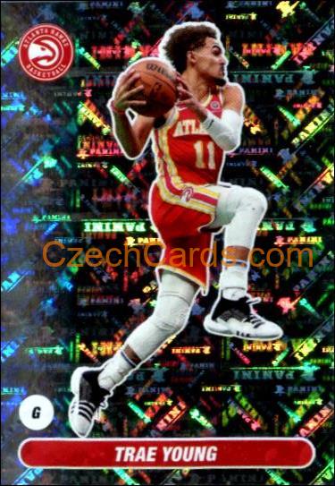 Trae Young 2023/24 Panini NBA sticker foil #99