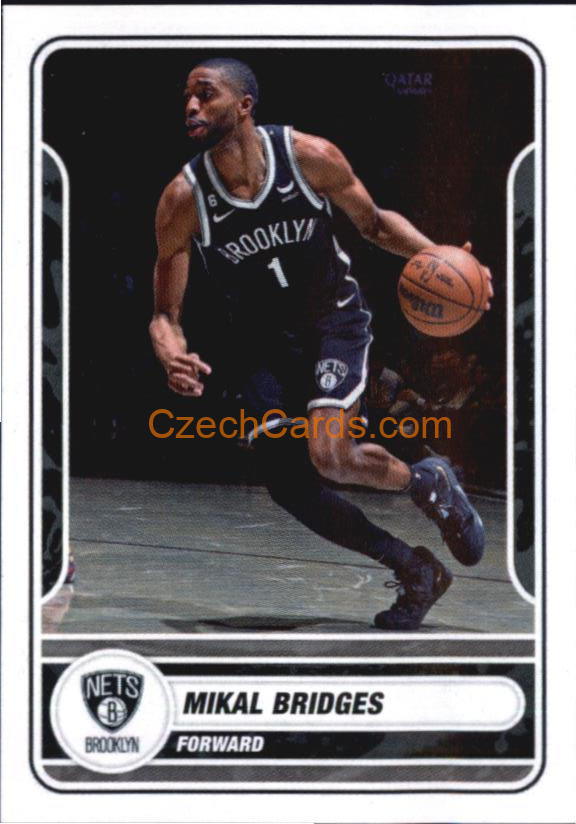 Mikal Bridges 2023/24 Panini NBA sticker #129