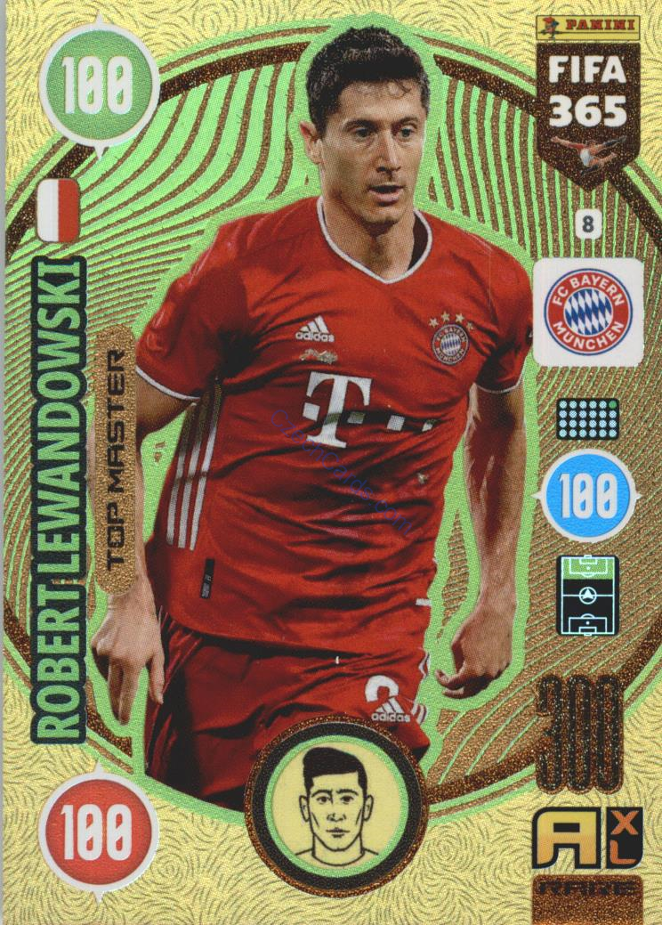 Robert Lewandowski. 2021 FIFA 365 Adrenalyn Top Master #8