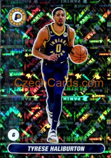 Tyrese Haliburton 2023/24 Panini NBA sticker foil #190