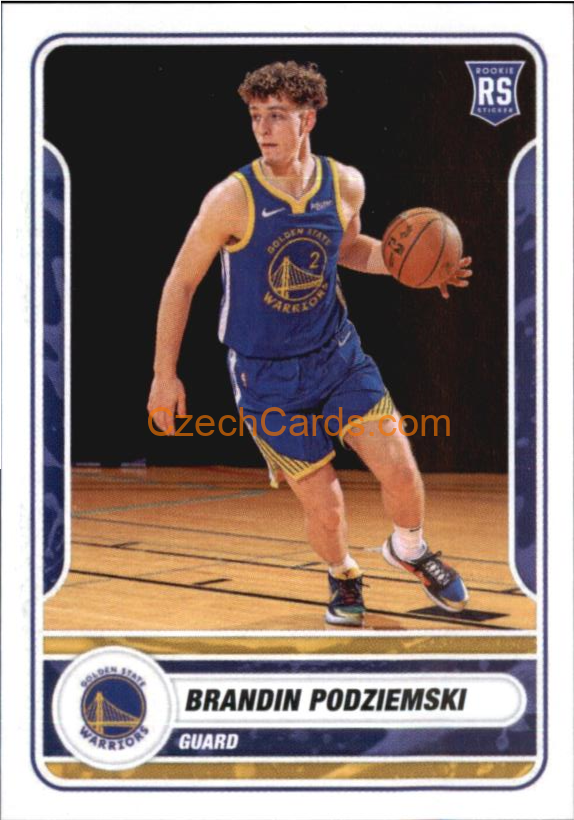 Brandin Podziemski 2023/24 Panini NBA sticker #331