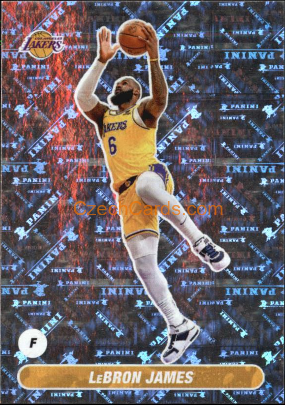 LeBron James 2023/24 Panini NBA sticker foil #359