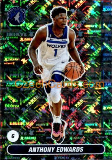 Anthony Edwards 2023/24 Panini NBA sticker foil #387