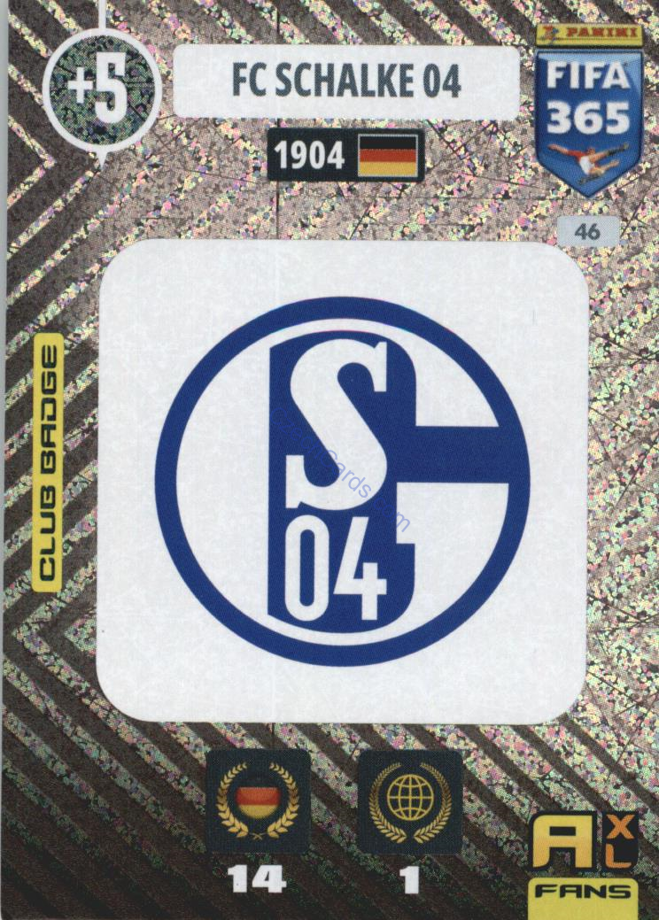 FC Schalke 04 2021 FIFA 365 Adrenalyn Team Badge #46