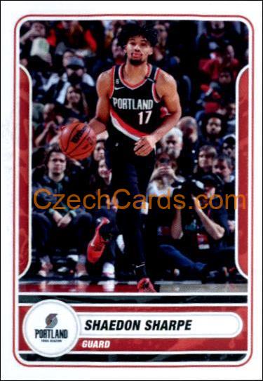 Shaedon Sharpe 2023/24 Panini NBA sticker #442