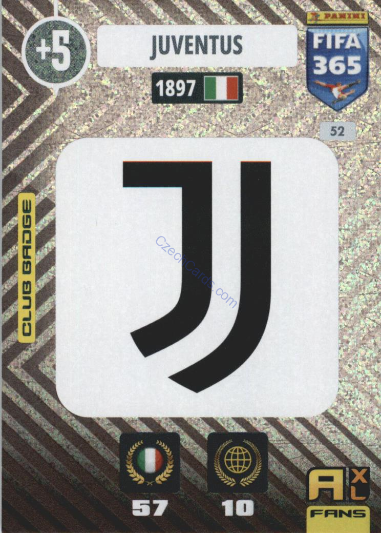 Juventus 2021 FIFA 365 Adrenalyn Team Badge #52