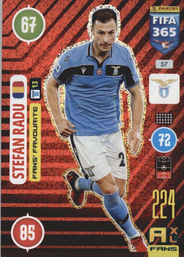 Stefan Radu 2021 FIFA 365 Adrenalyn Fans' Favourite #57