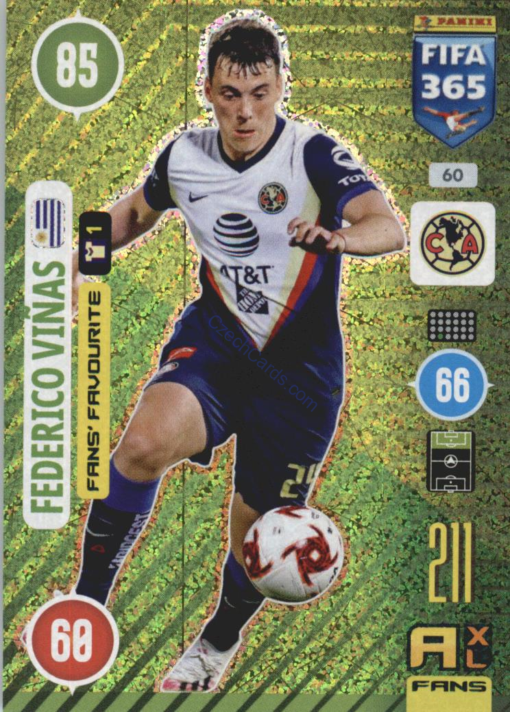 Federico Viñas 2021 FIFA 365 Adrenalyn Fans' Favourite #60
