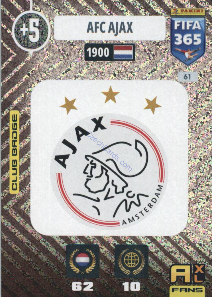 AFC Ajax 2021 FIFA 365 Adrenalyn Team Badge #61