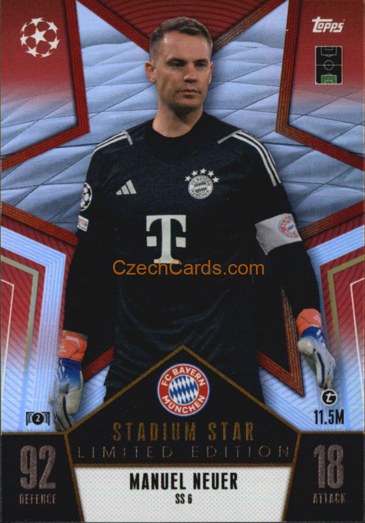Manuel Neuer 2023/04 Topps Match Attax Stadium Star #SS 6