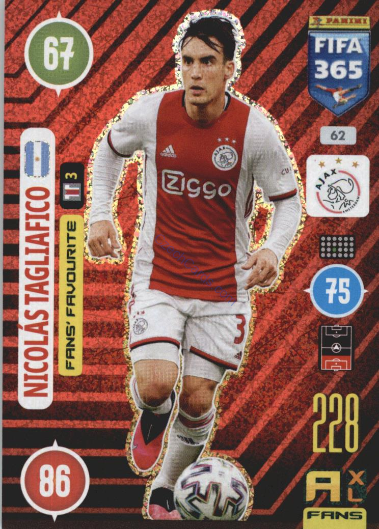 Nicolas Tagliafico 2021 FIFA 365 Adrenalyn Fans' Favourite #62
