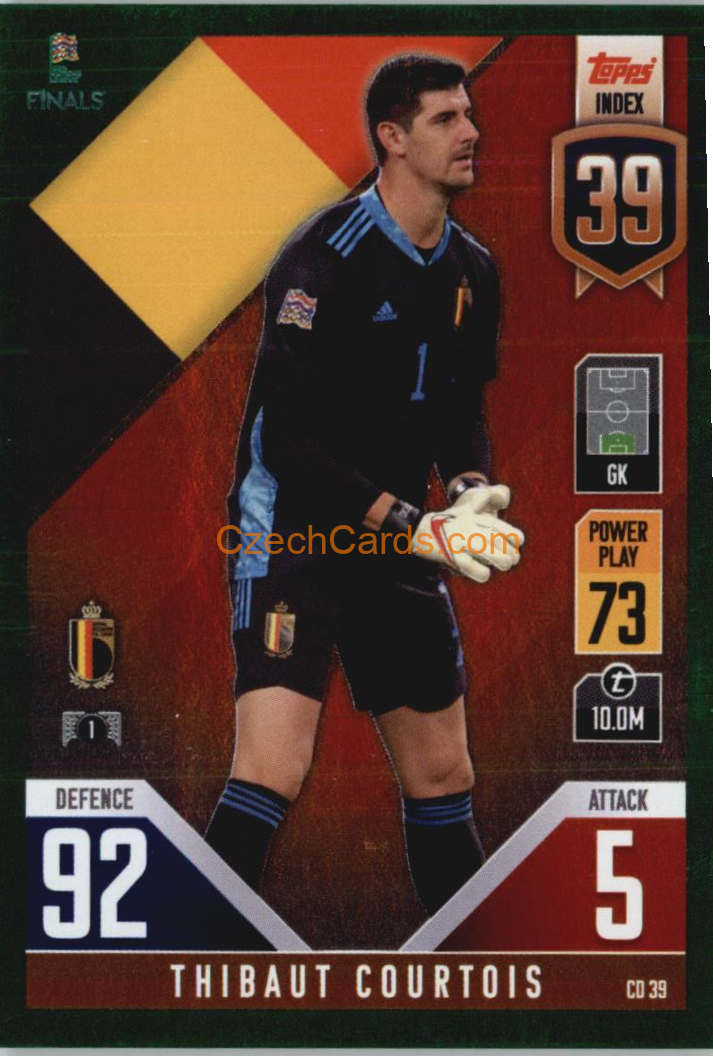 Thibaut Courtois 2022/23 Match Attax 101 GREEN #CD39