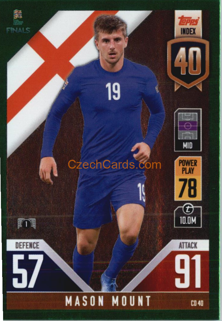 Mason Mount 2022/23 Match Attax 101 GREEN #CD40