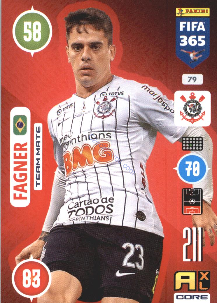 Fagner 2021 FIFA 365 Adrenalyn #79