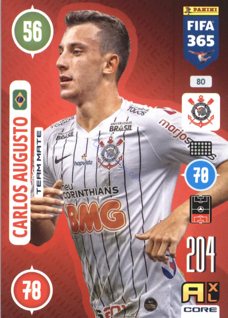 Carlos Augusto 2021 FIFA 365 Adrenalyn #80