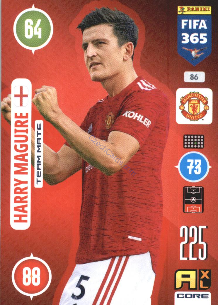 Harry Maguire 2021 FIFA 365 Adrenalyn #86