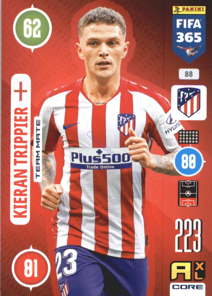 Kieran Trippier 2021 FIFA 365 Adrenalyn #88