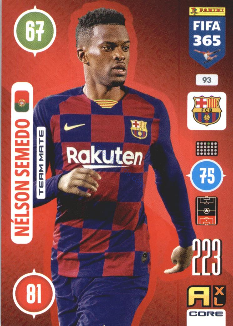 Nélson Semedo 2021 FIFA 365 Adrenalyn #93