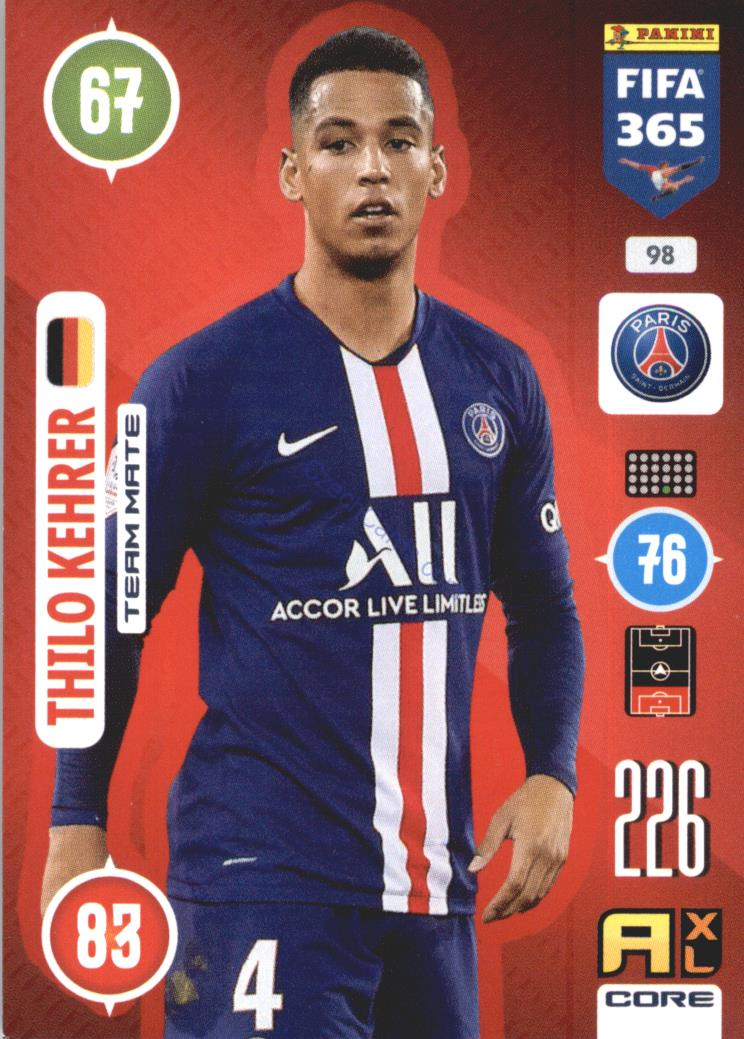 Thilo Kehrer 2021 FIFA 365 Adrenalyn #98