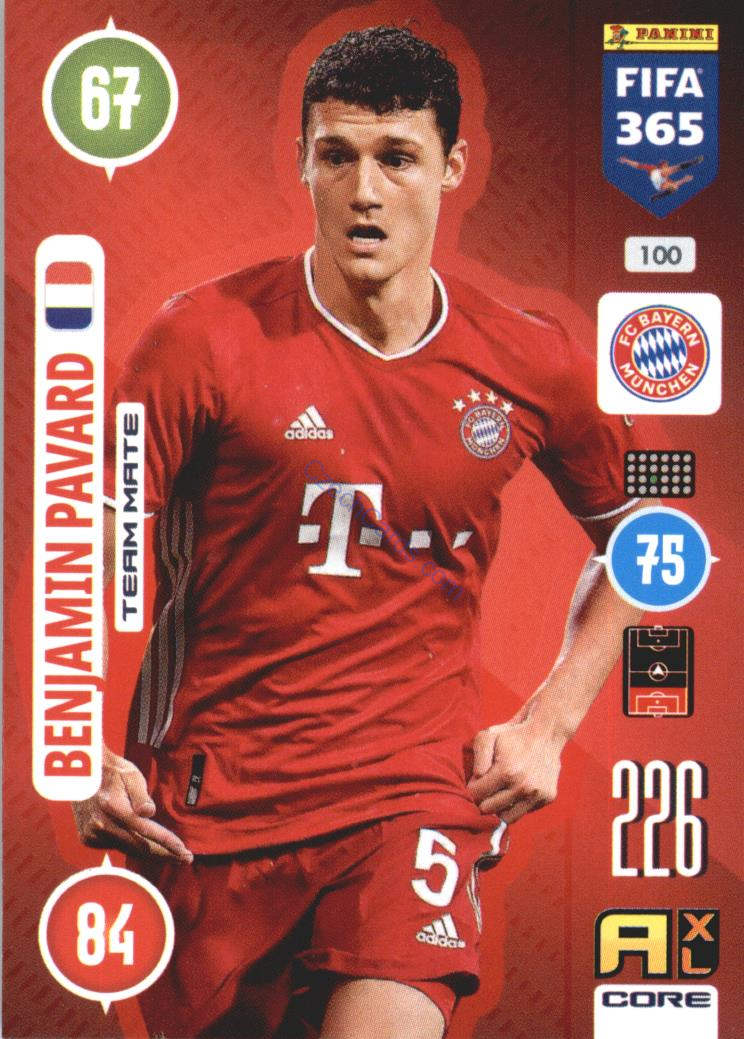 Benjamin Pavard 2021 FIFA 365 Adrenalyn #100