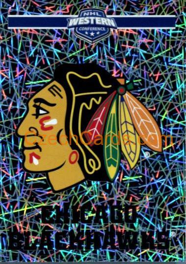 Chicago Blackhawks Logo 2018/19 Panini NHL sticker metal #315