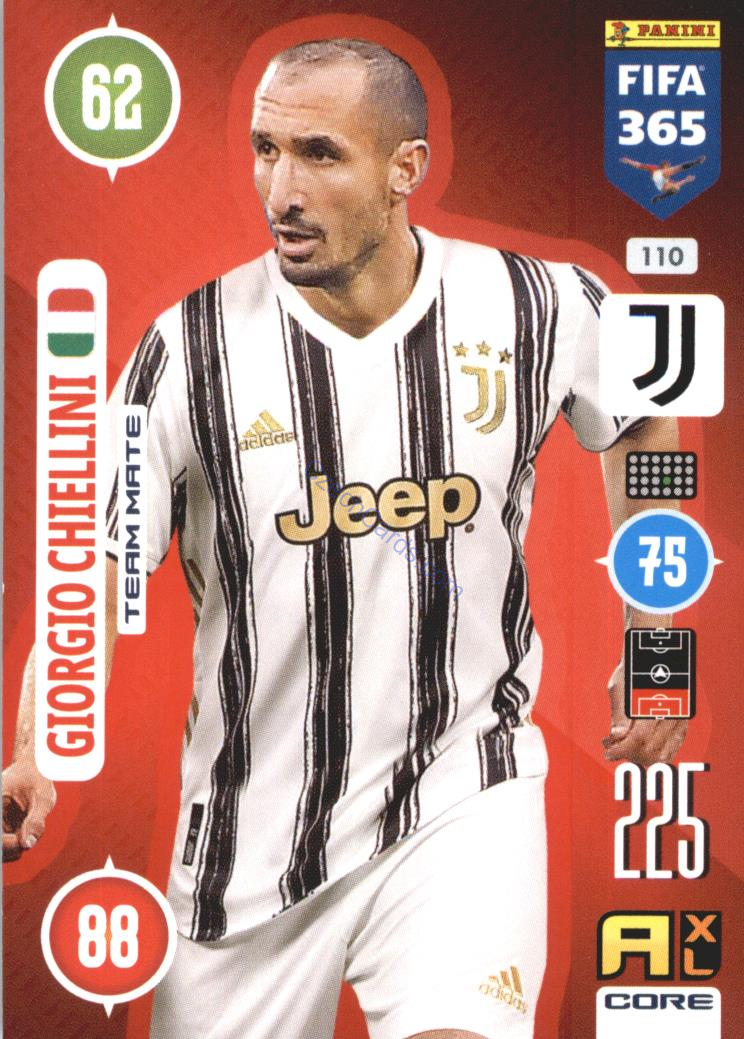 Giorgio Chiellini 2021 FIFA 365 Adrenalyn #110