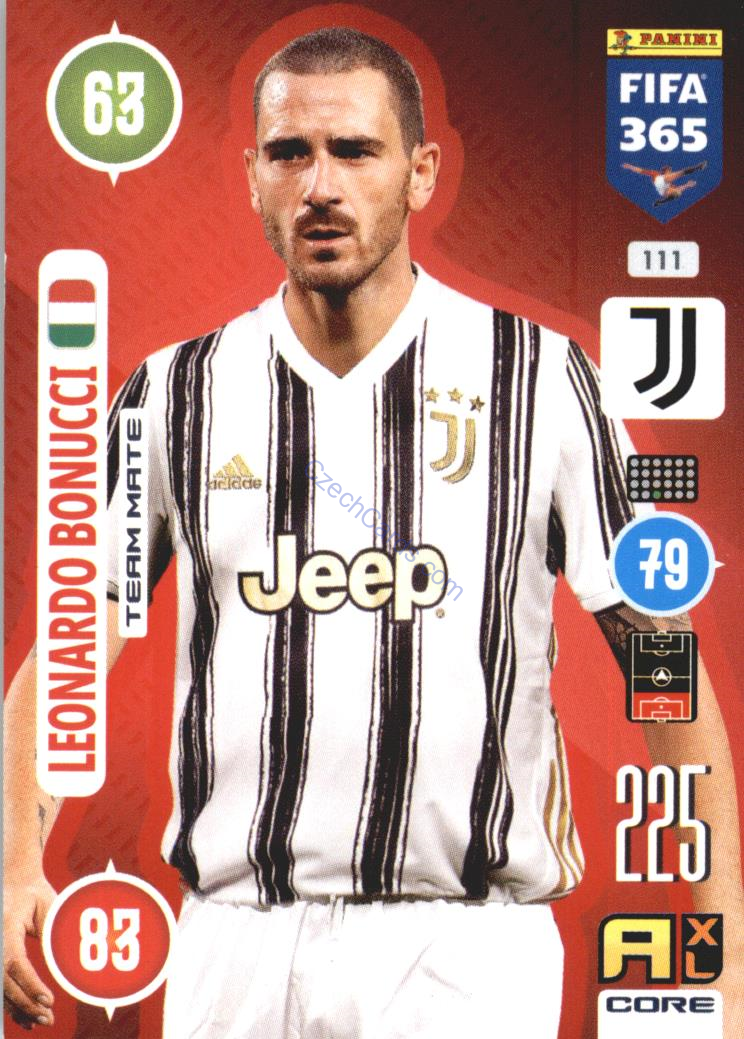 Leonardo Bonucci 2021 FIFA 365 Adrenalyn #111
