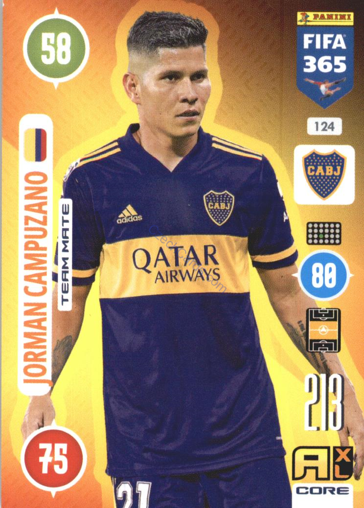 Jorman Campuzano 2021 FIFA 365 Adrenalyn #124