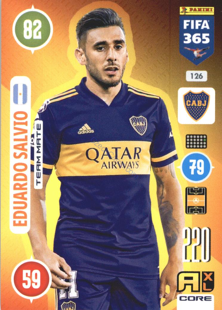 Eduardo Salvio 2021 FIFA 365 Adrenalyn #126