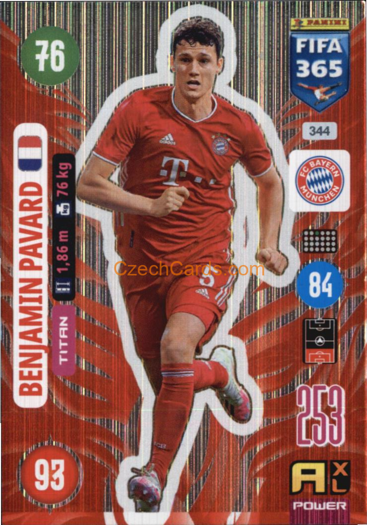 Benjamin Pavard 2021 FIFA 365 Adrenalyn Titan #344