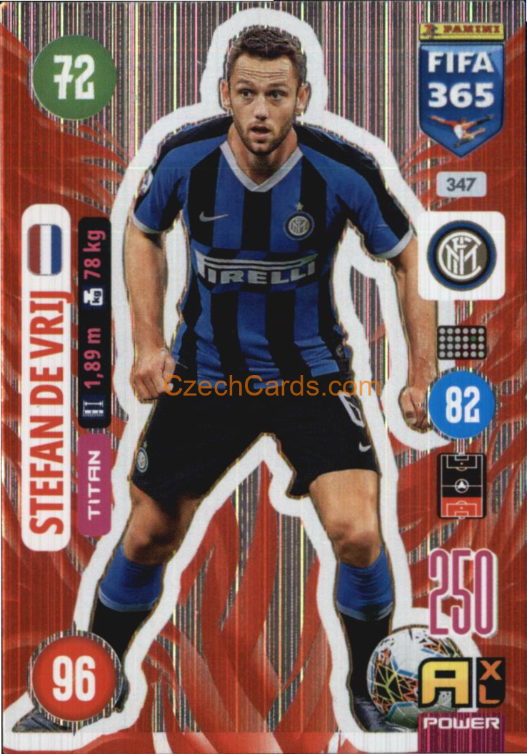 Stefan de Vrij 2021 FIFA 365 Adrenalyn Titan #347