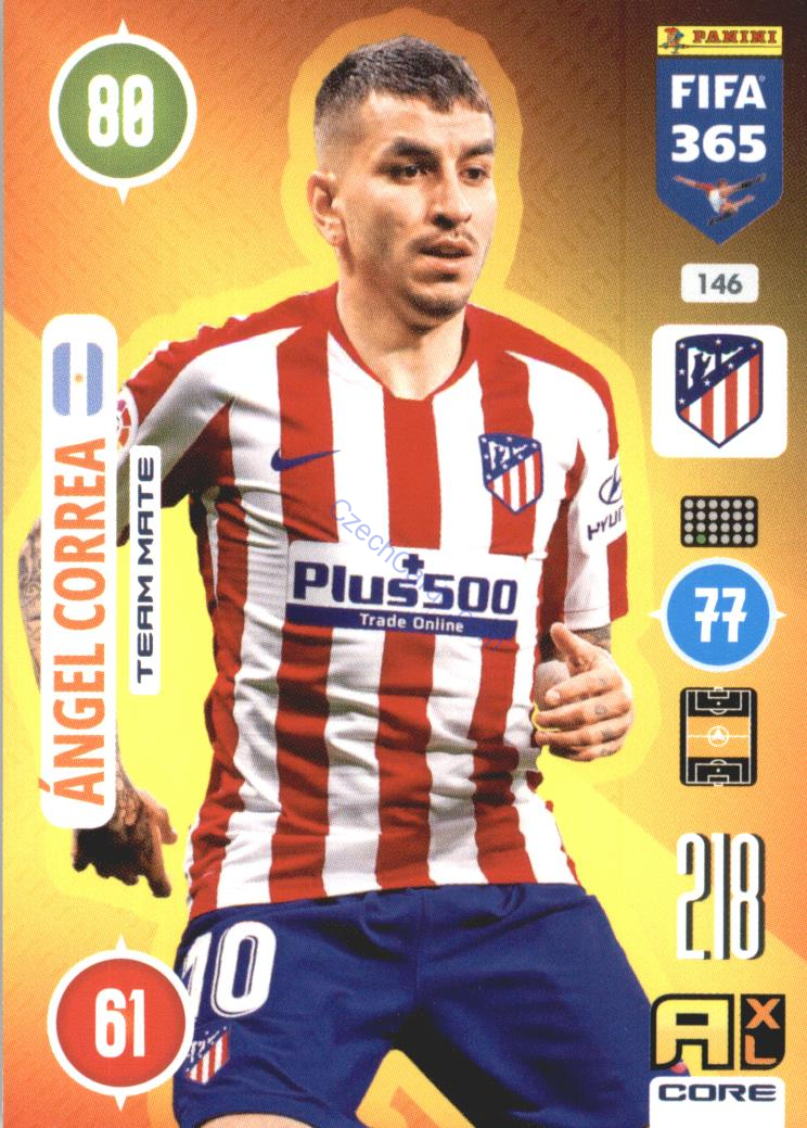 Ángel Correa 2021 FIFA 365 Adrenalyn #146