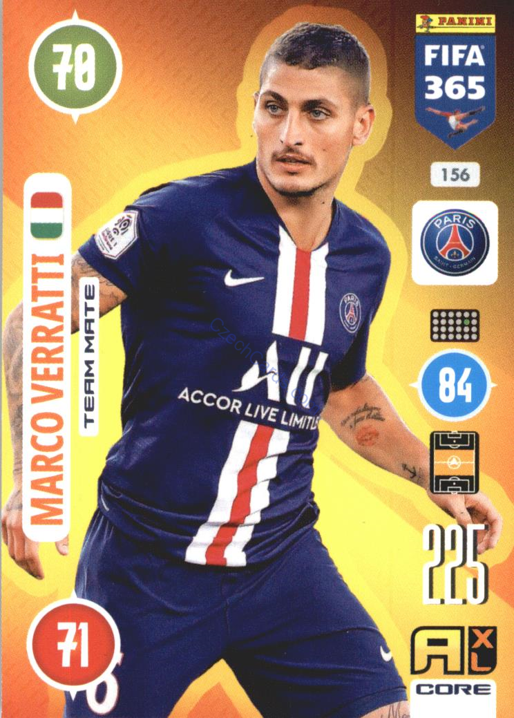 Marco Verratti 2021 FIFA 365 Adrenalyn #156