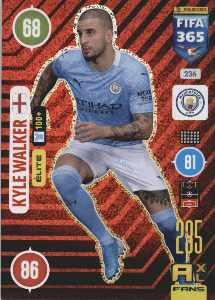 Kyle Walker 2021 FIFA 365 Adrenalyn Elite #236