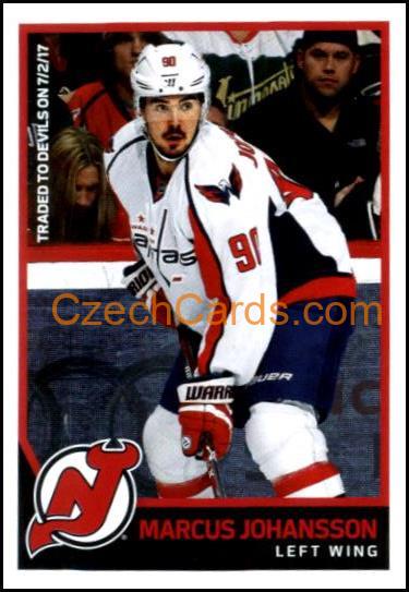 Marcus Johansson 2017/18 Panini NHL sticker #117