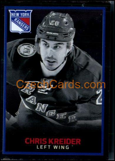 Chris Kreider 2017/18 Panini NHL sticker foil #139