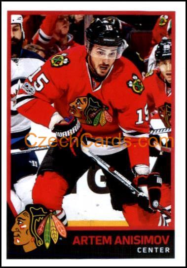 Artem Anisimov 2017/18 Panini NHL sticker #284