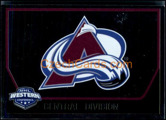 Logo Colorado Avalanche 2017/18 Panini NHL sticker foil #290