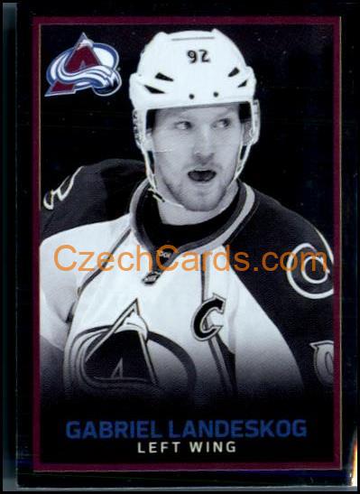 Gabriel Landeskog 2017/18 Panini NHL sticker foil #293