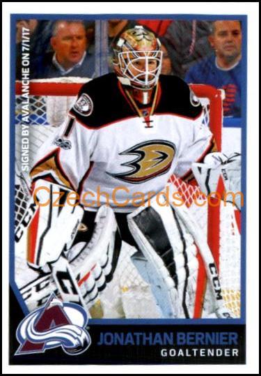 Jonathan Bernier 2017/18 Panini NHL sticker #296
